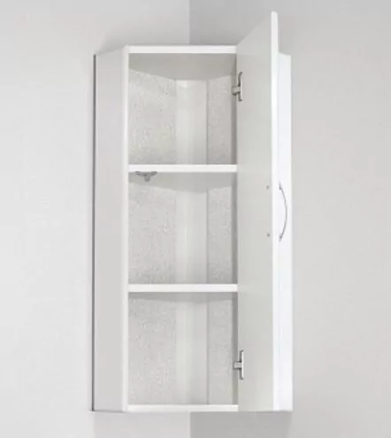 Шкаф навесной Style Line Эко Стандарт Веер 30 R, угловой, белый