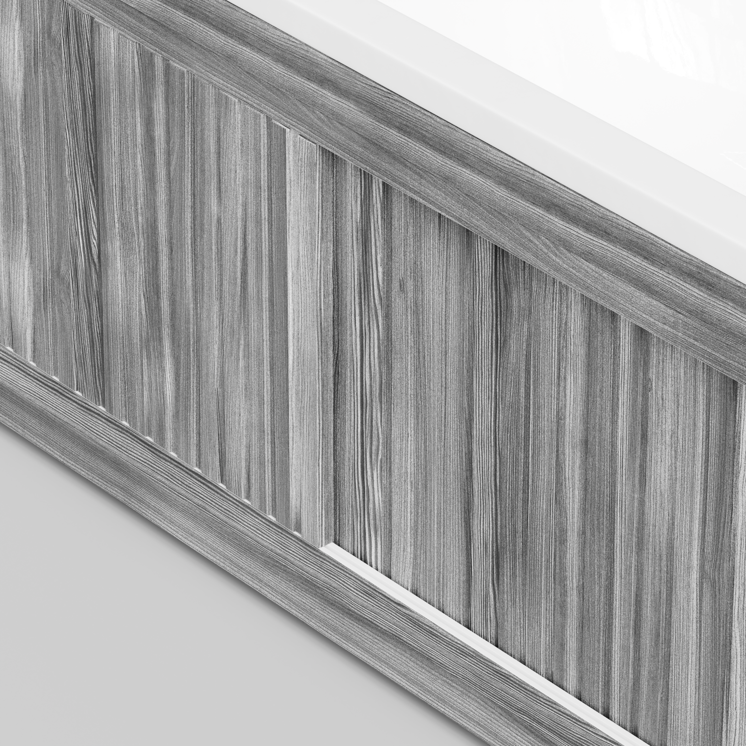 Экран под ванну Vod-ok Тач 170 раздвижной Лиственница структурная контрастно-серая