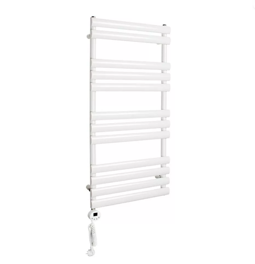 Полотенцесушитель электрический Domoterm Альфа П12 500х1130 EL левый, белый матовый