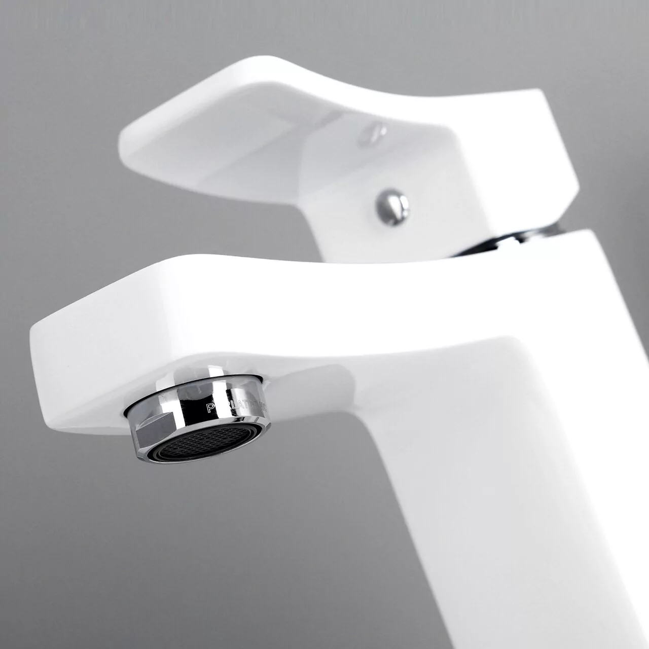 Смеситель для раковины WasserKraft Aller 1063WHITE белый хром