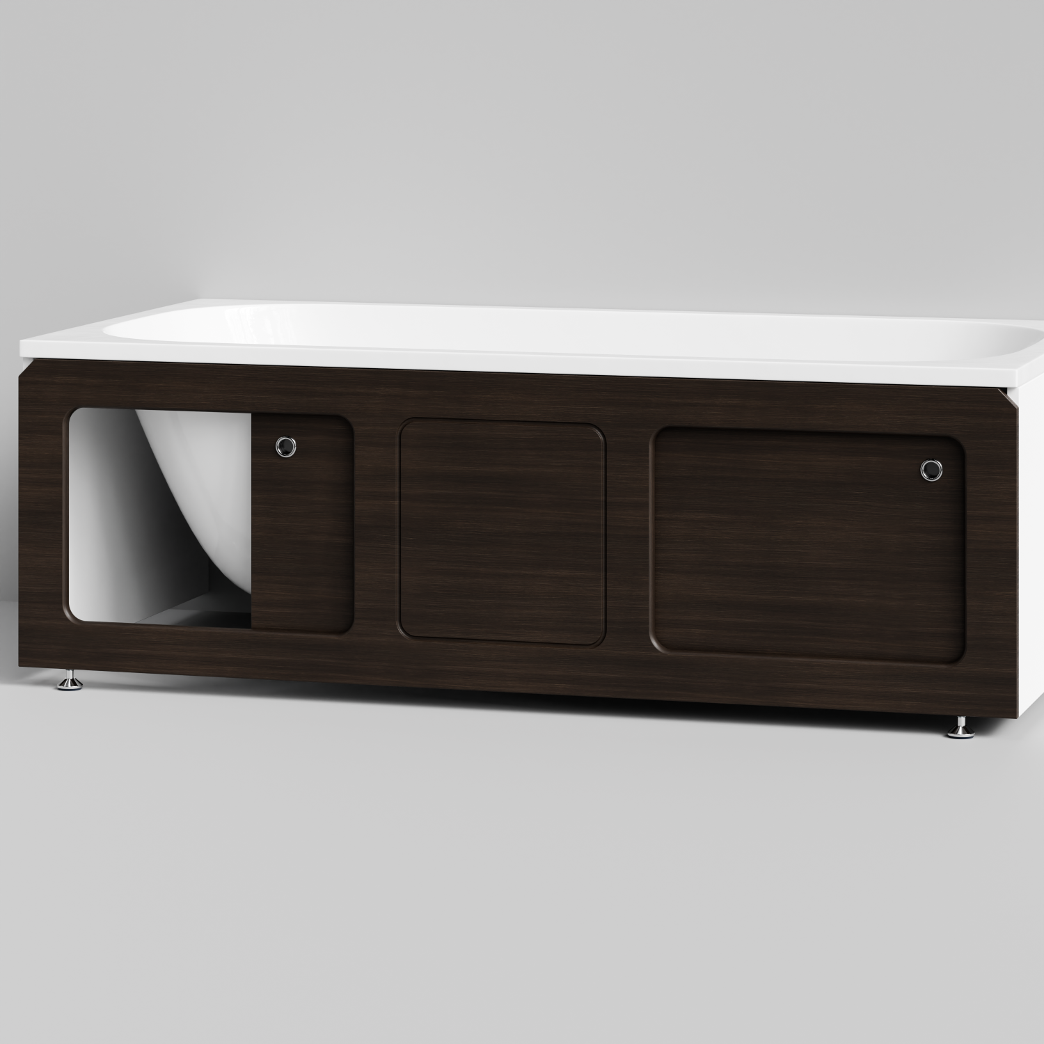 Экран под ванну Vod-ok Хит 170 раздвижной Палисандр