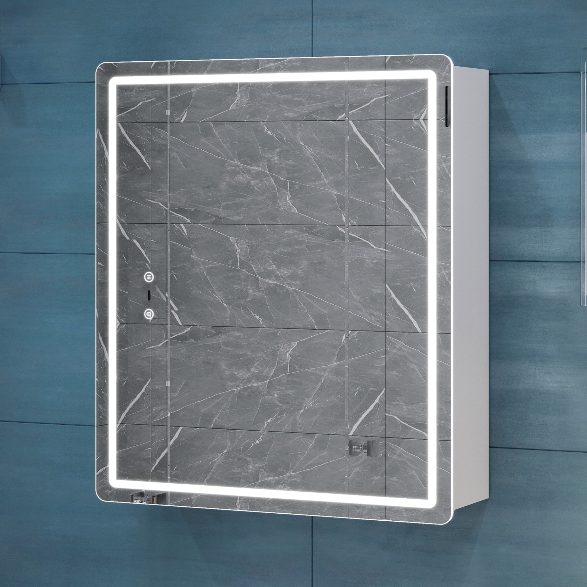 Зеркало Vigo Geometry Step 500 свет, сенсор, антизапотевание