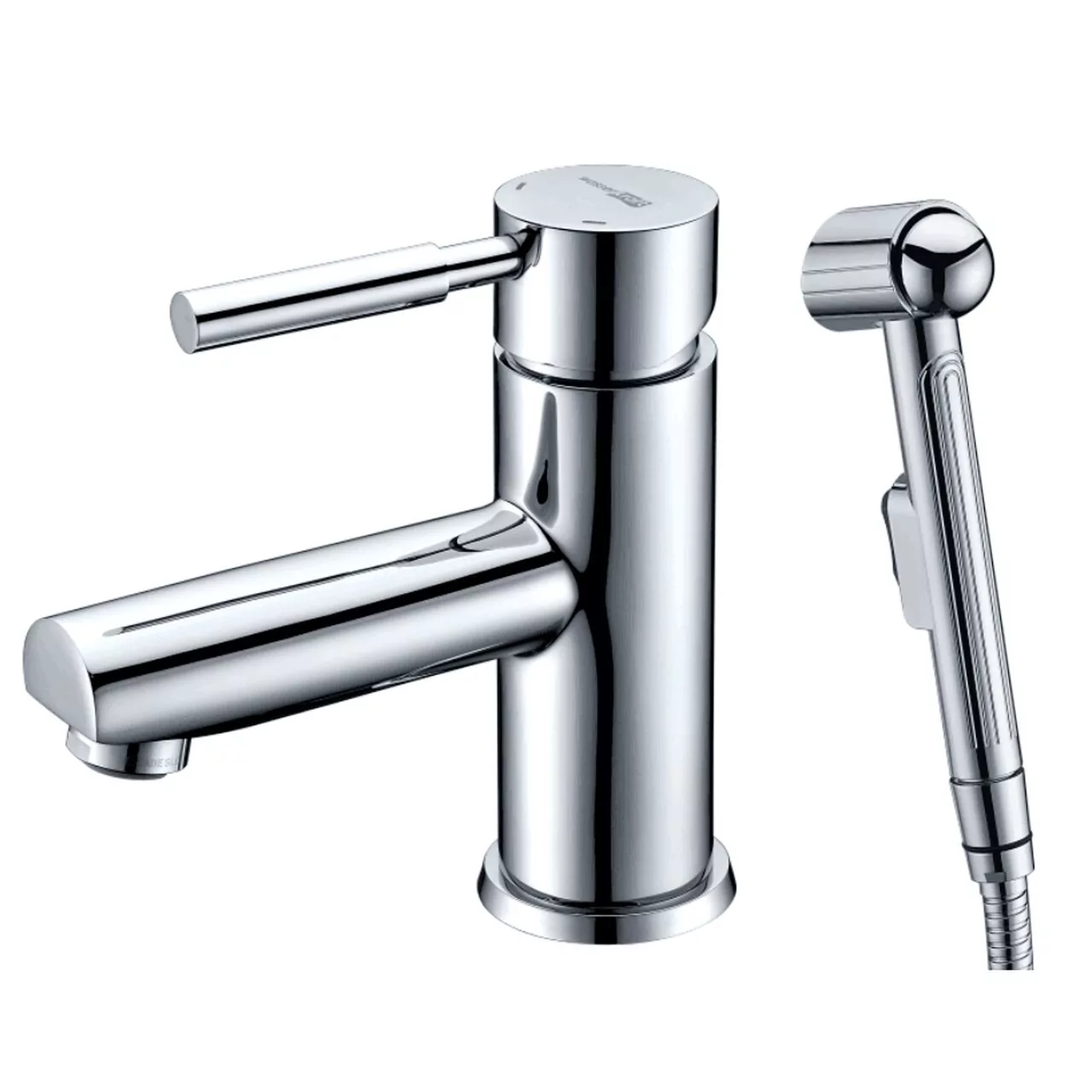 Смеситель с гигиеническим душем для раковины WasserKraft Main 4108 хром