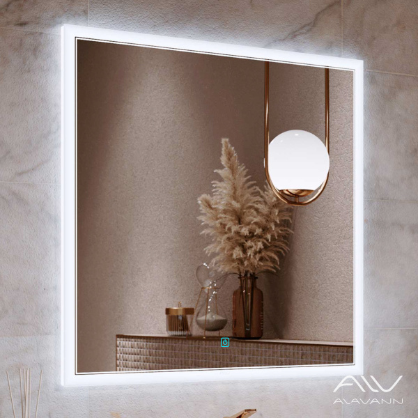 Зеркало Alavann Emma 80 свет, антизапотевание, сенсор