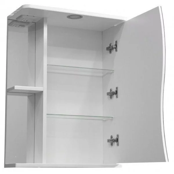 Зеркало-шкаф Stella Polar Волна Верея 60 R свет, белый