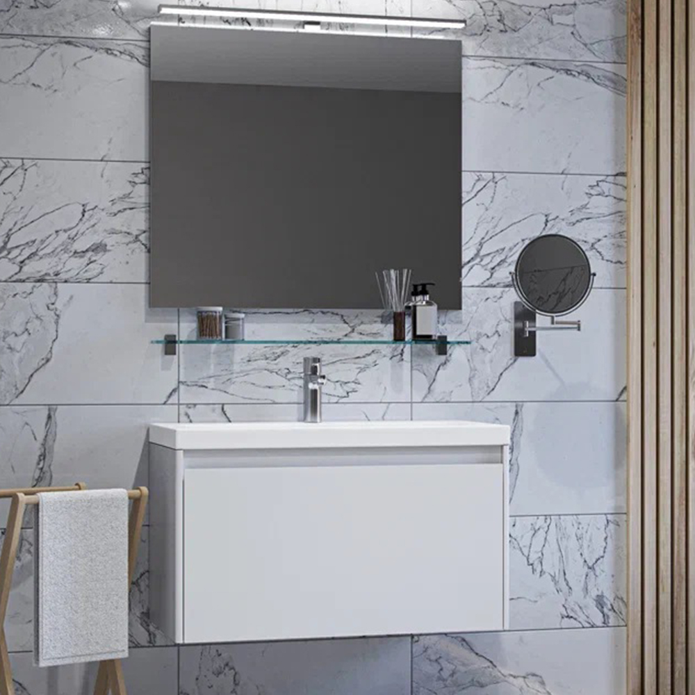 Тумба с раковиной подвесная Velvex Klaufs tp.KLA.COM.80.1Y, 80 см