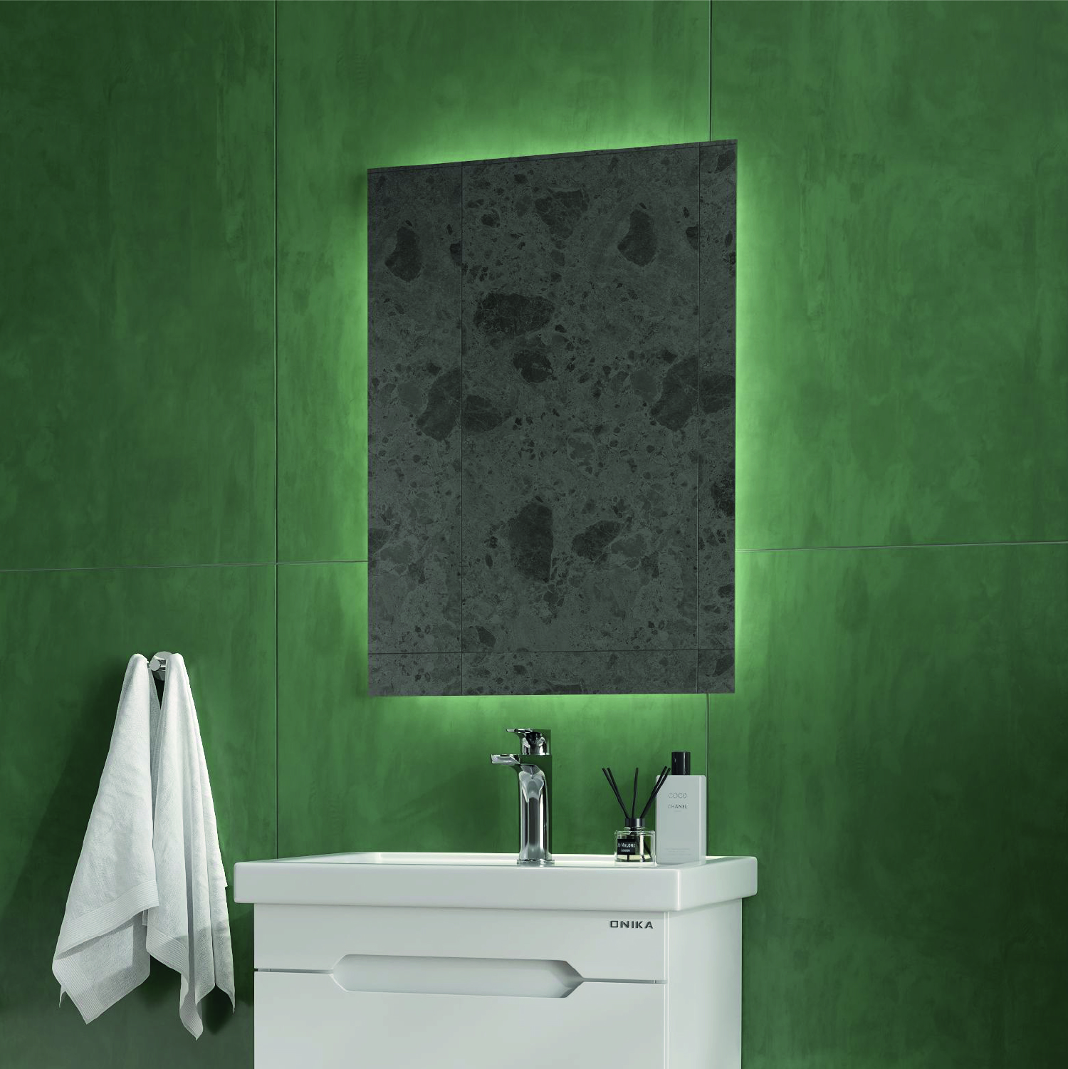 Зеркало Onika Люма 60 с LED подсветкой