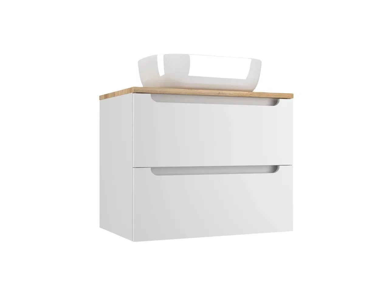 Тумба подвесная Style Line Бали 70 со столешницей, белый софт от магазина Vanna-Vanna.ru!