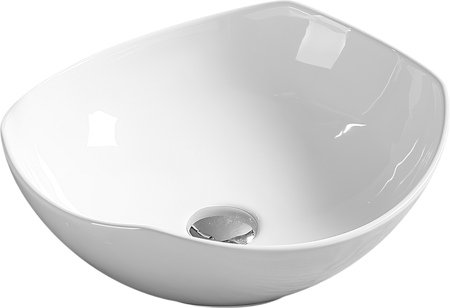 Раковина SantiLine SL-1026 накладная, белая