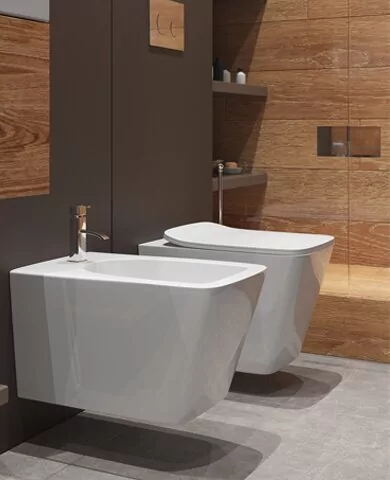 Унитаз Timo Rimless SOLI TK-303 подвесной, с микролифтом, белый