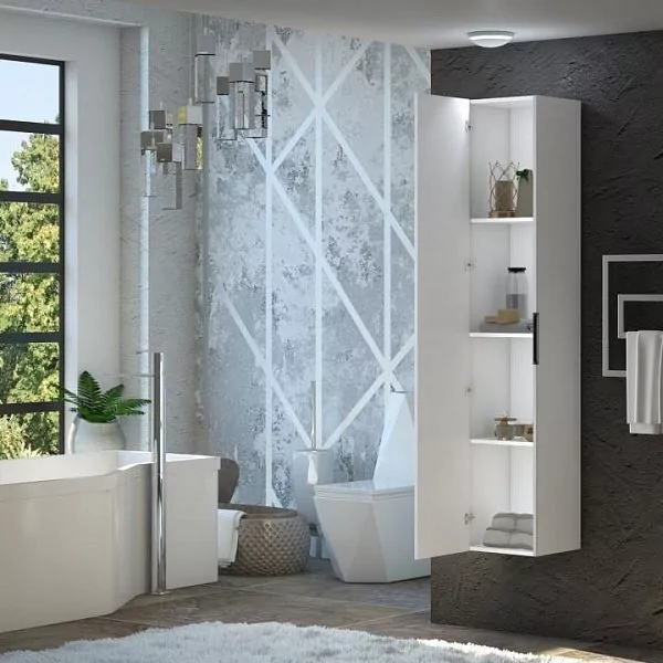 Пенал Opadiris Луиджи 35 L/R белый матовый