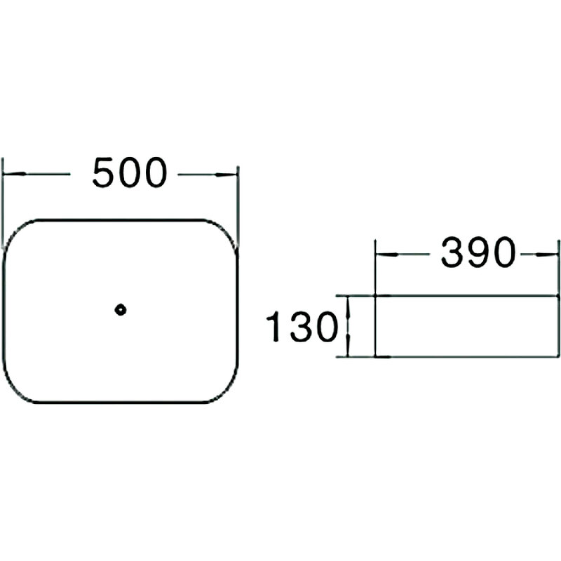 Раковина SantiLine SL-1051MW накладная, белый матовый