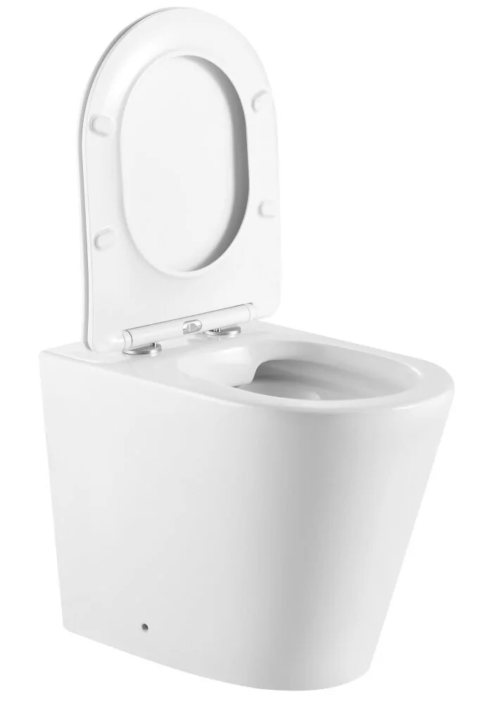 Унитаз Iberica Blanca Burgos Alto IB.BRA.131.1B1 приставной, безободковый, приставной, белый