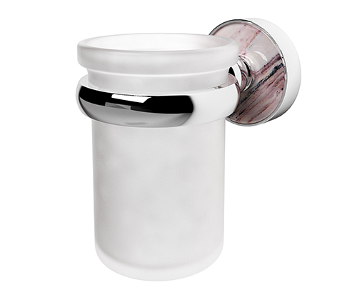 Стакан для щеток WasserKraft Aland K-8528 хром, декор