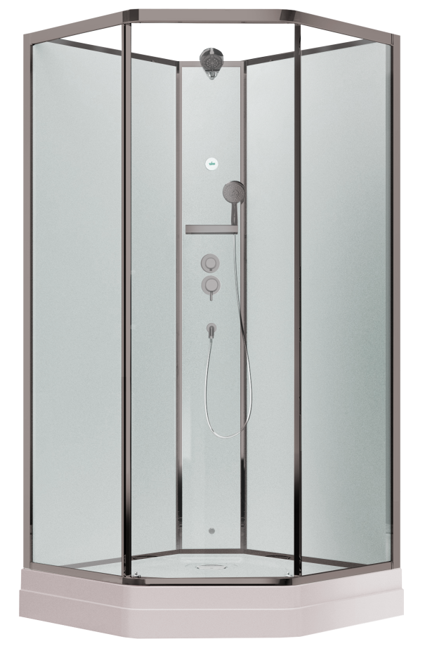 Душевая кабина Timo Premium ILMA 709 с крышей, хамам и стульчиком 90*90*225