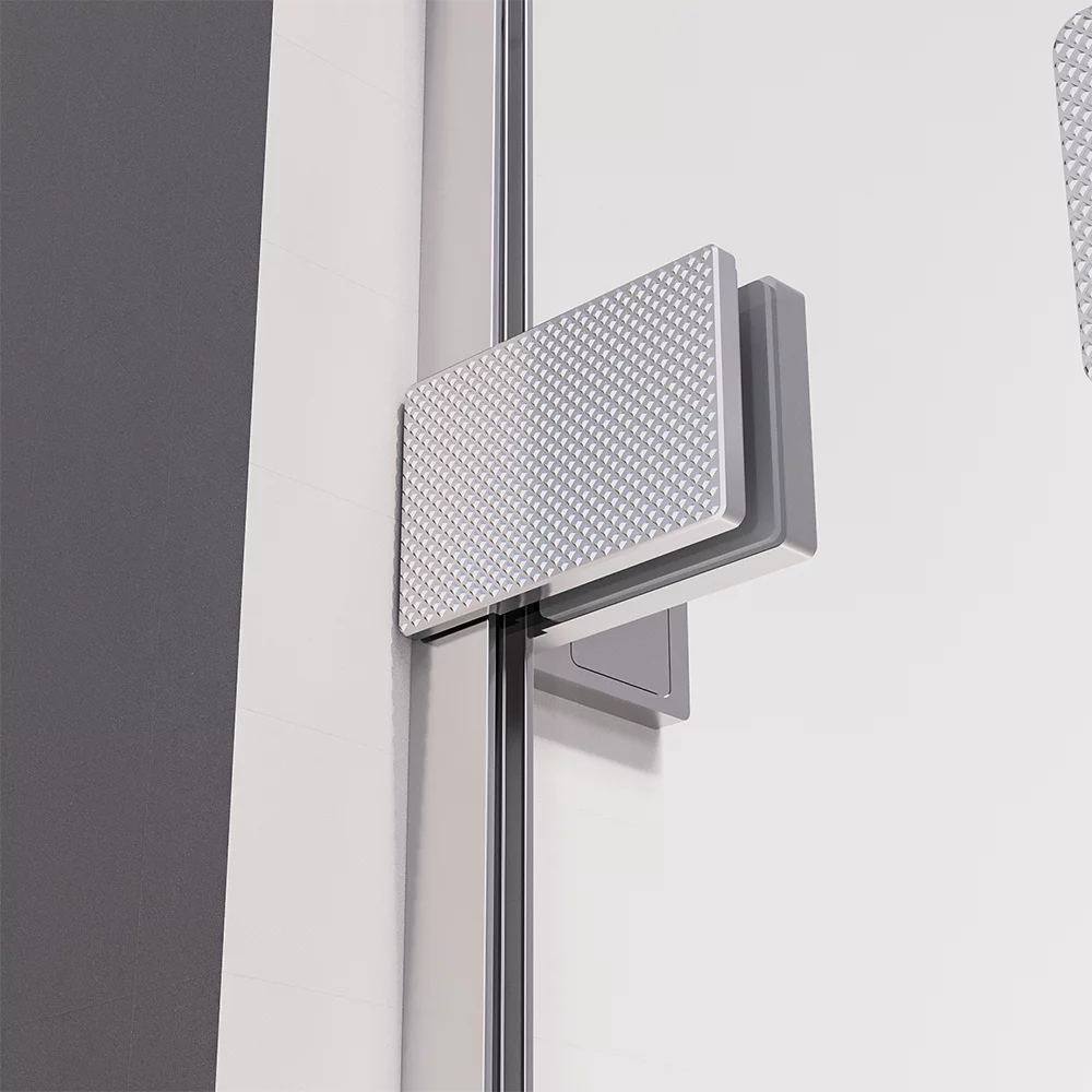 Душевой угол распашной Veconi Premium Alassio SP CH, 1400х800x2000, хром, стекло прозрачное осветленное