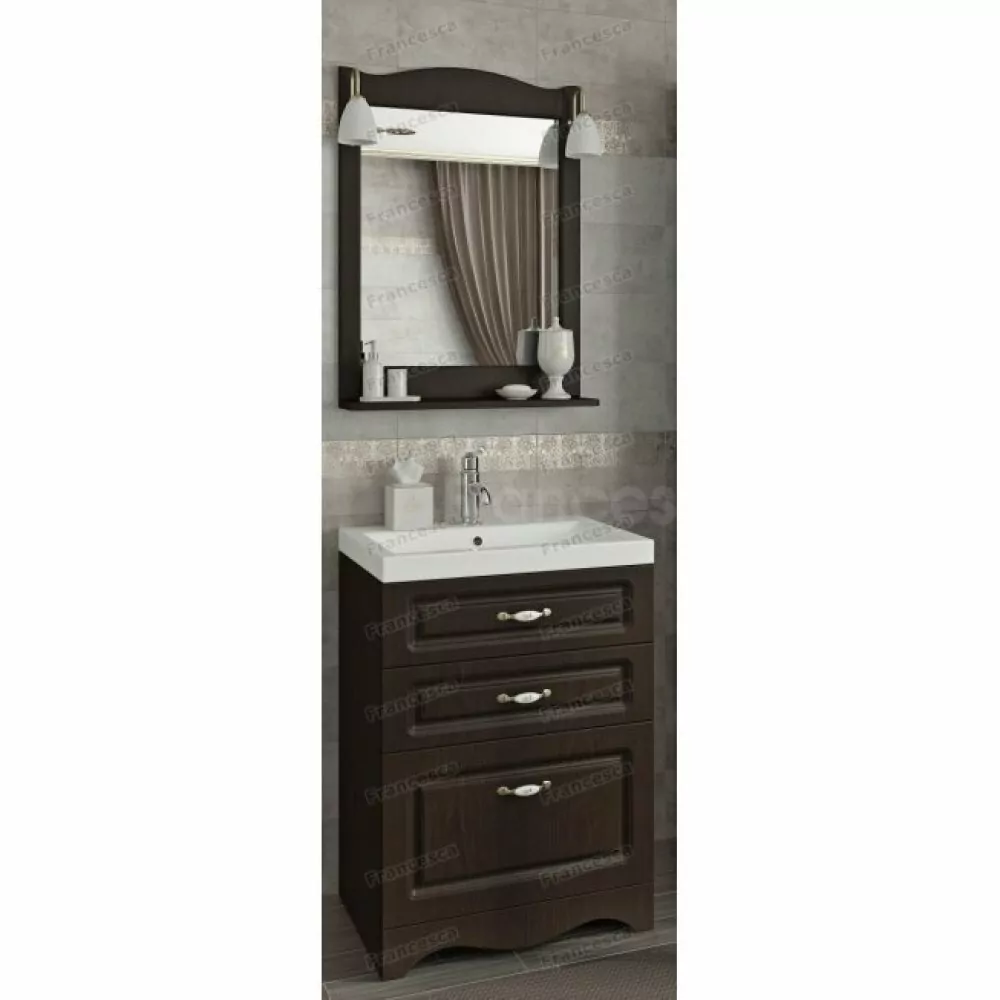 Зеркало Francesca Империя П 60 свет, венге