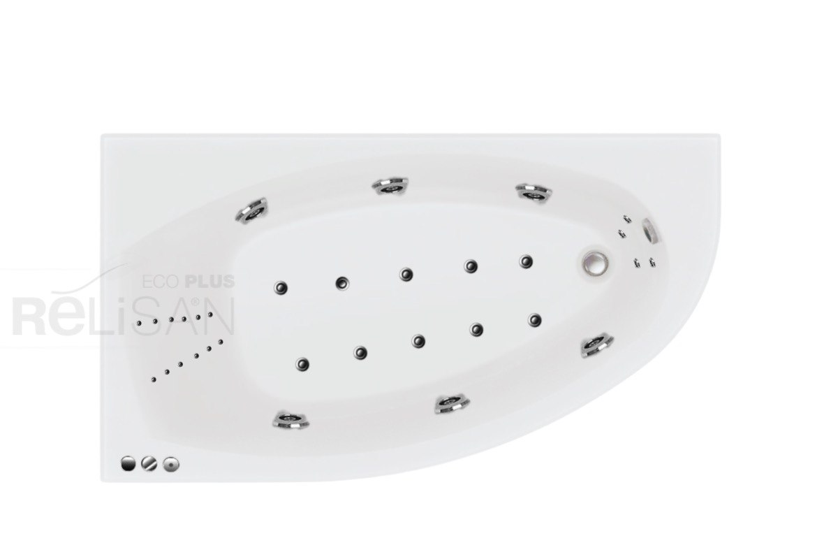 Ванна акриловая Relisan EcoPlus Нева Л 160х90
