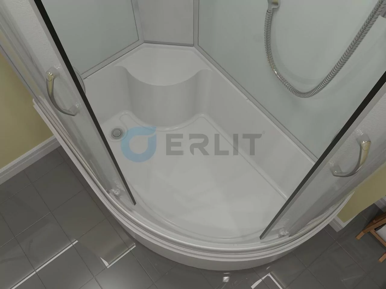 Душевая кабина Erlit ER3512TPL-C3 120x80 от магазина Vanna-Vanna.ru!