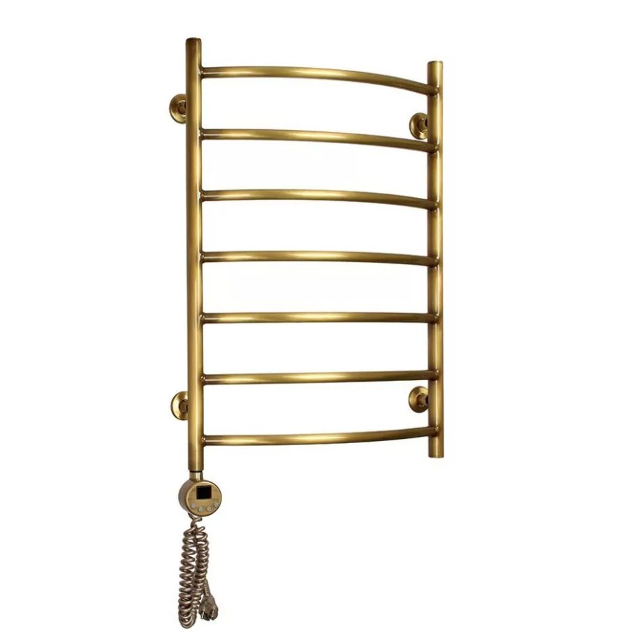 Полотенцесушитель электрический Domoterm Калипсо П7 500x700 EL левый, античная бронза