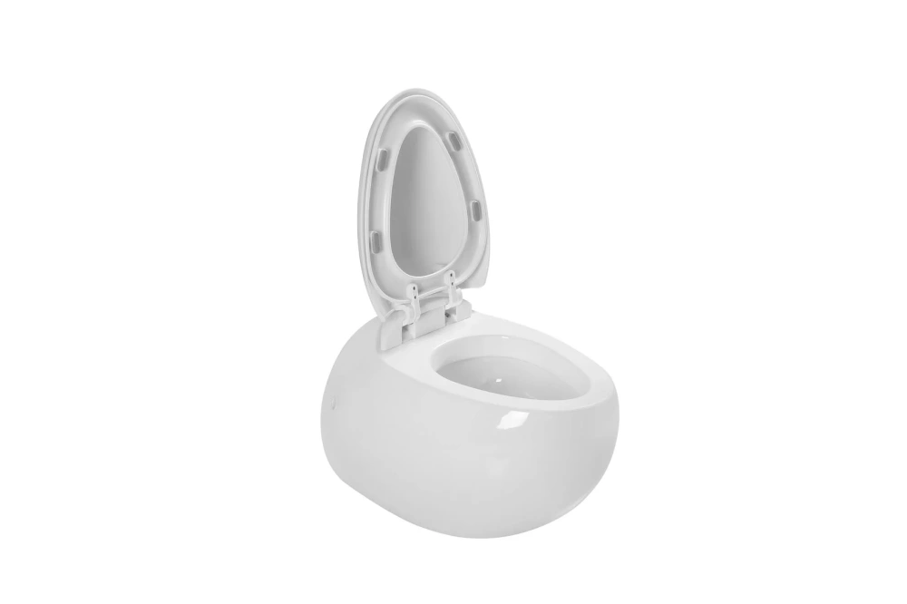 Унитаз SantiLine SL-5001 подвесной, с микролифтом, белый от магазина Vanna-Vanna.ru!