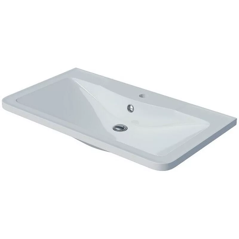 Тумба Corozo Алабама 80 Z2 с раковиной Adel 80, подвесная, белая