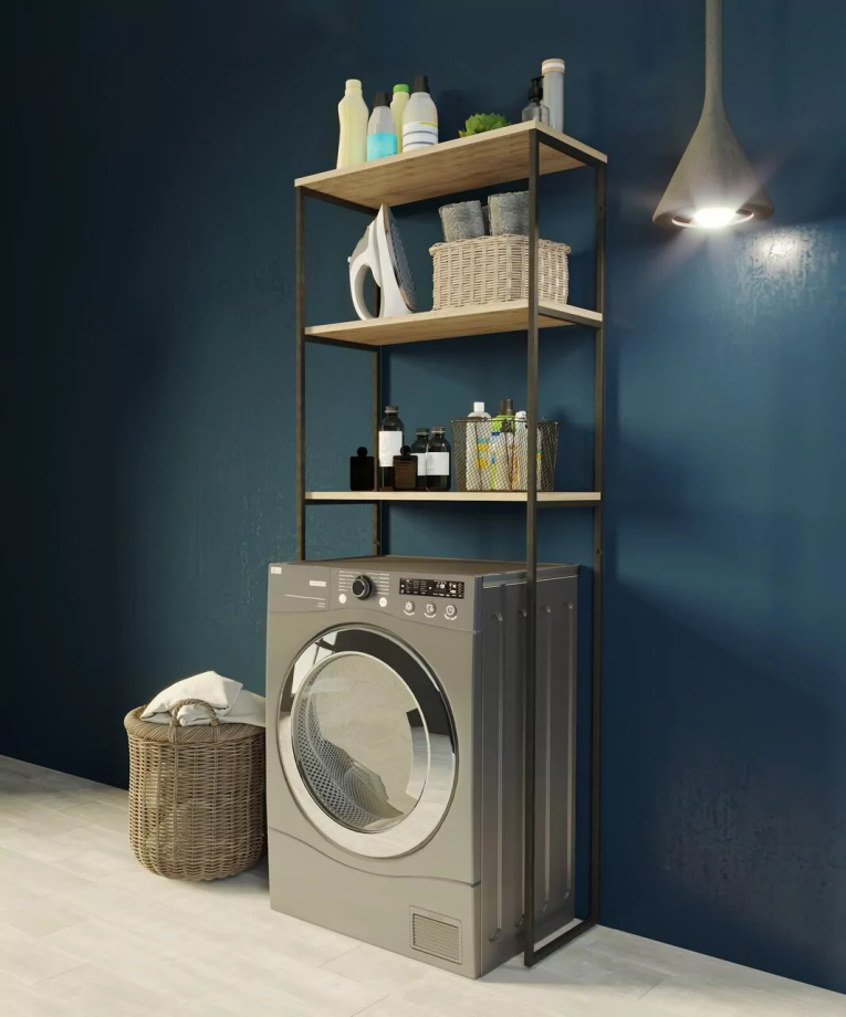 Стеллаж 1Marka Grunge loft 65 дуб вотан