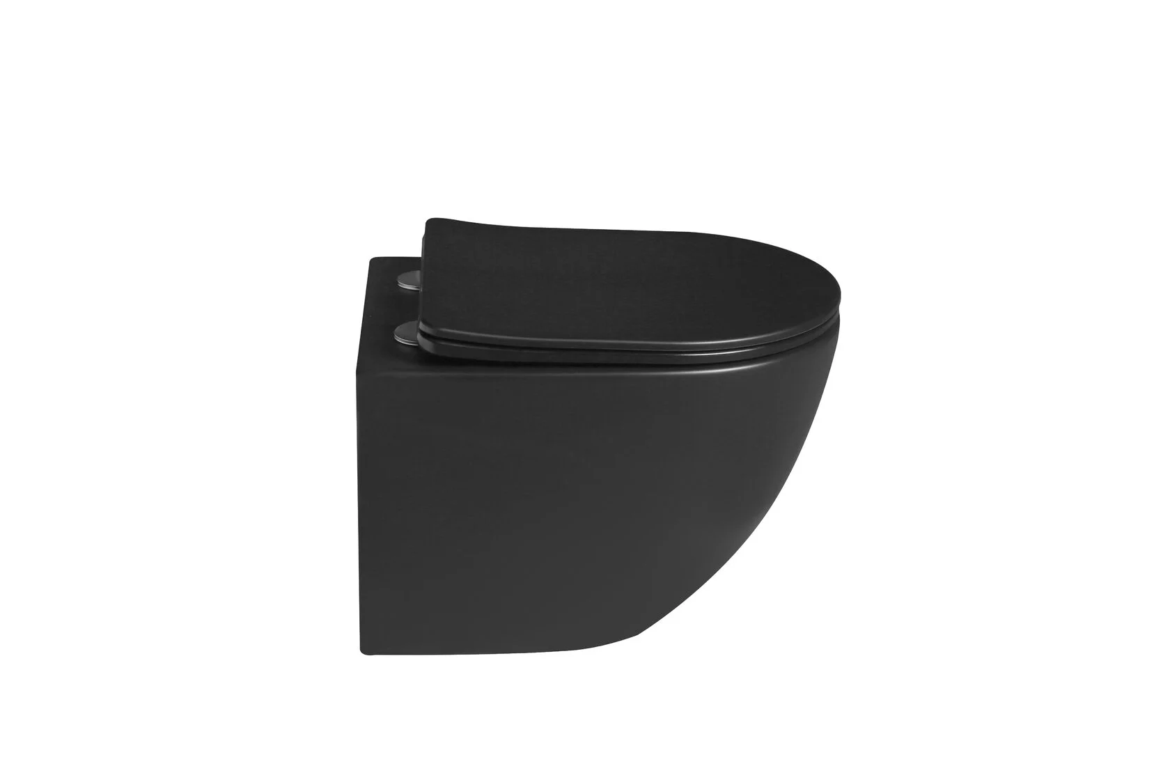 Унитаз SantiLine SL-5018MB подвесной, черный матовый