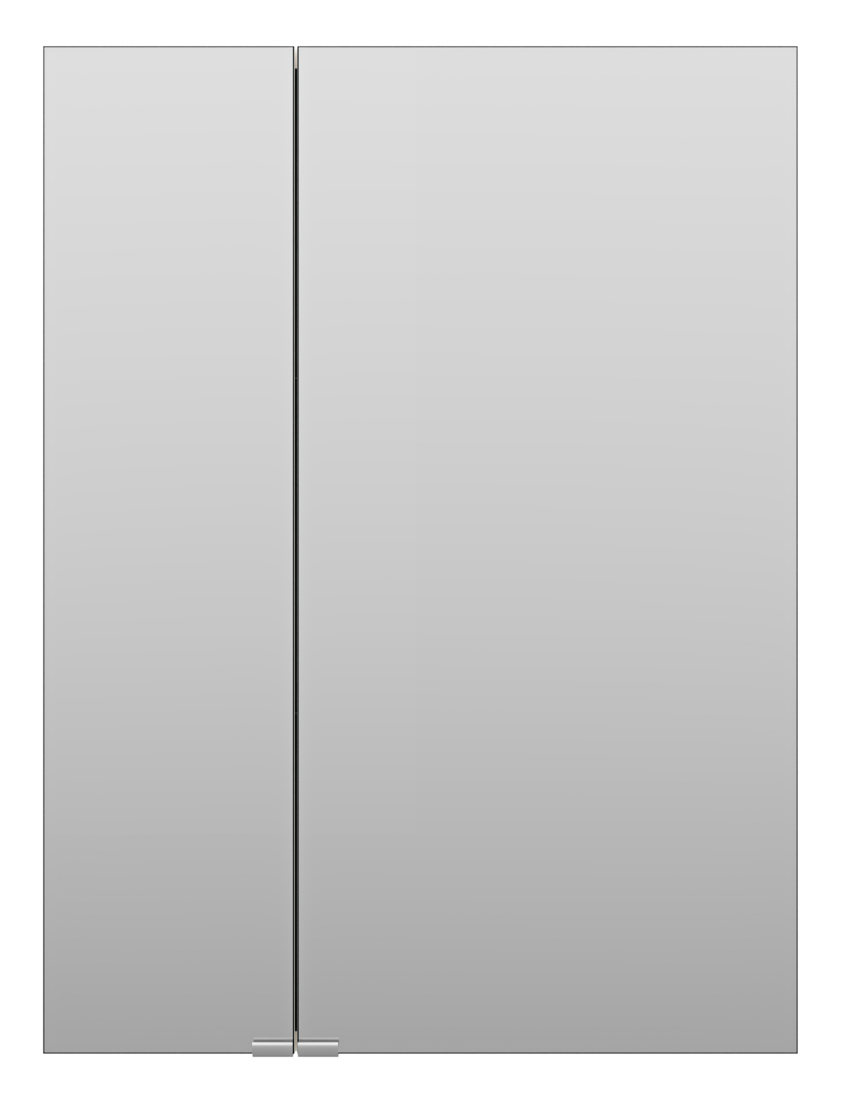 Зеркало-шкаф Misty Аура 60 белый