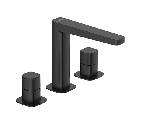 Смеситель для раковины WasserKraft Nuthe 9135 черный Soft-touch