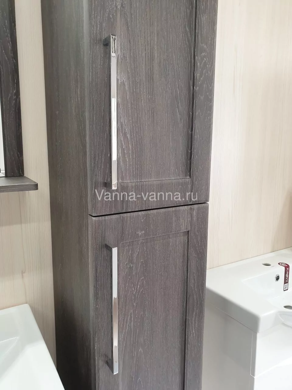 Пенал Санта Венера 30 L/R подвесной, дуб шале графит от магазина Vanna-Vanna.ru!