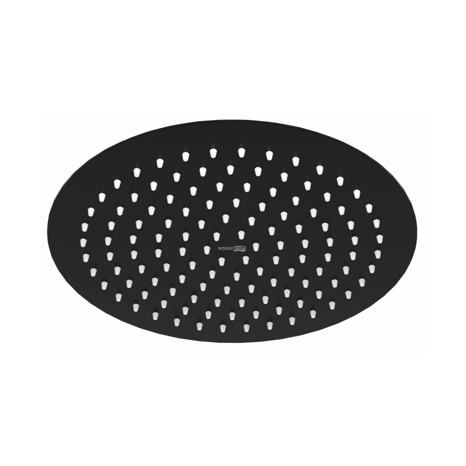 Верхний душ WasserKraft A258 черный Soft-touch