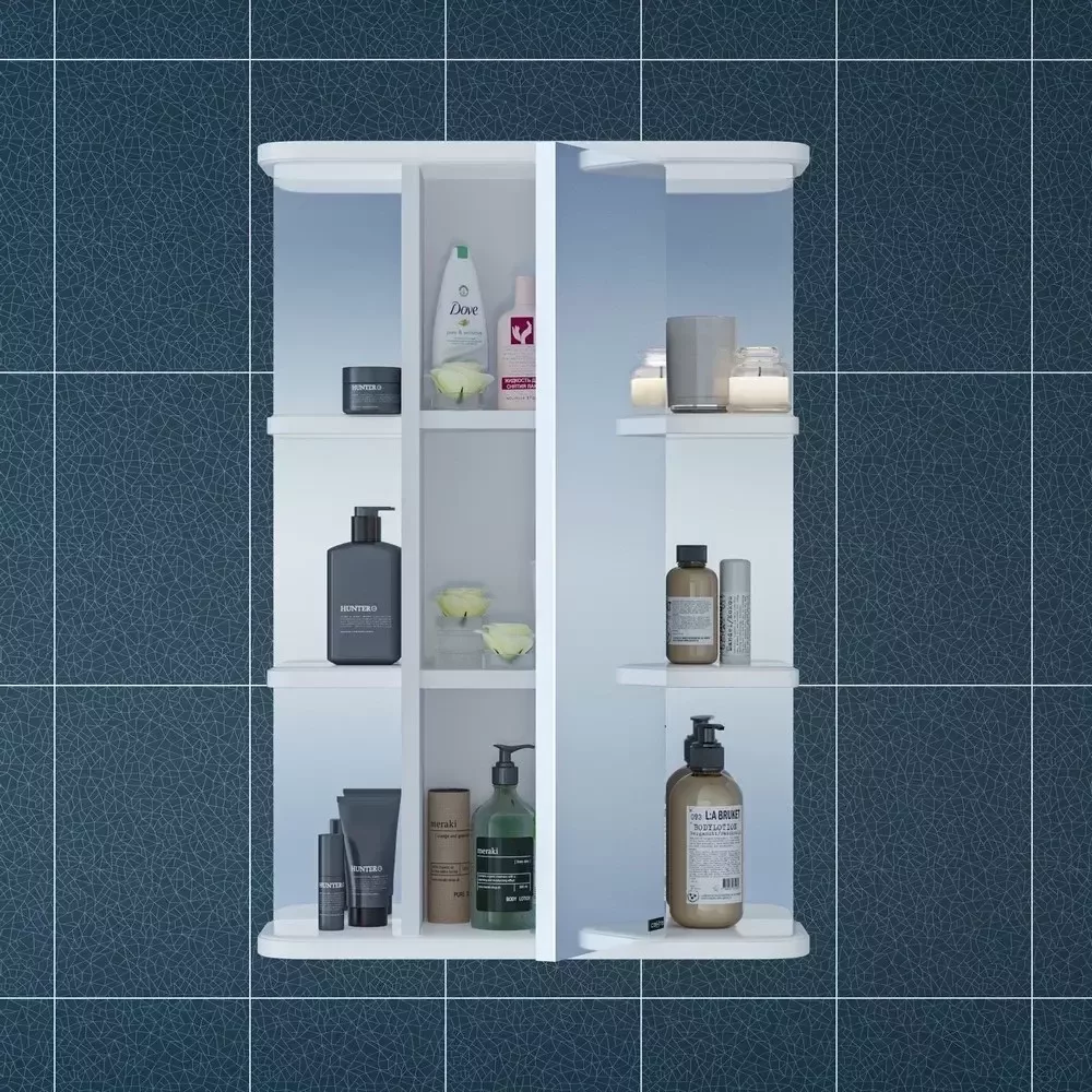 Зеркало-шкаф Санта Герда 50 белый