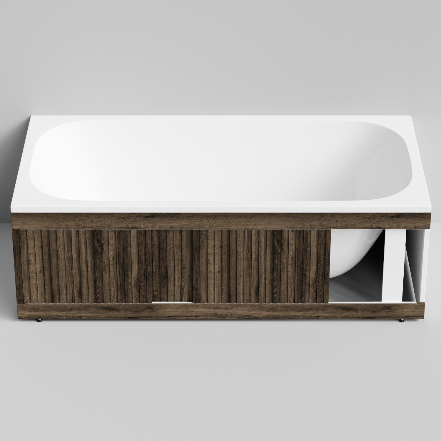 Экран под ванну Vod-ok Тач 170 раздвижной Дуб крымский коричневый