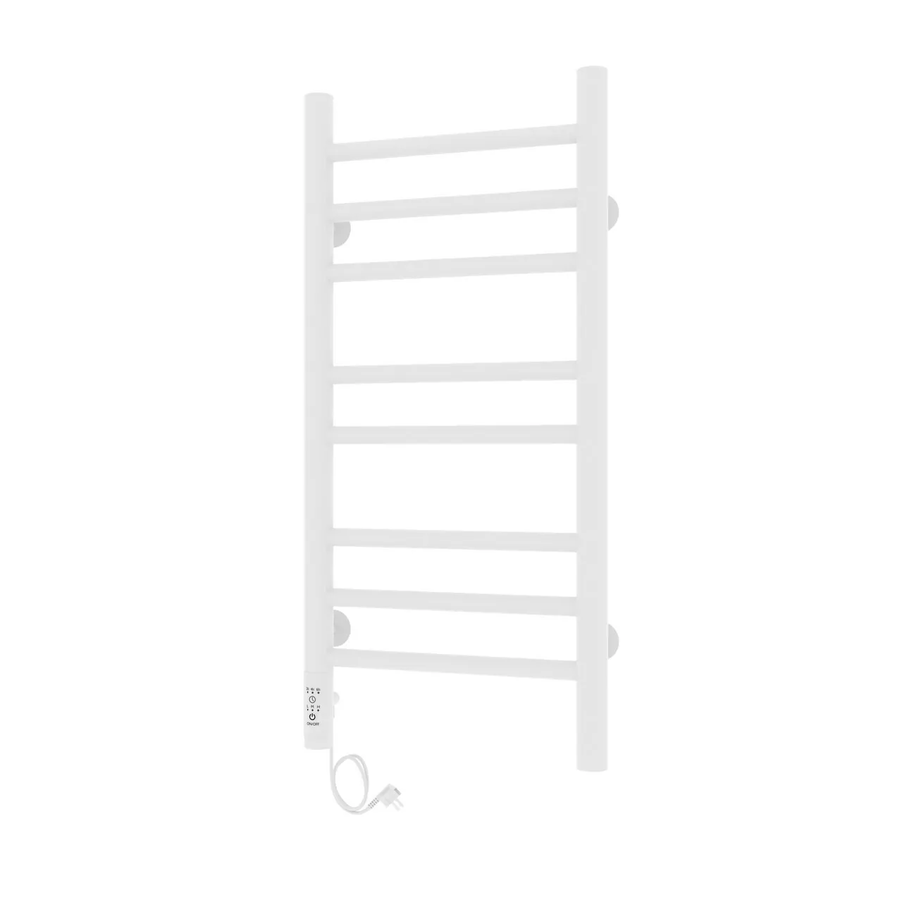 Полотенцесушитель электрический Laris Лаванда ЧК П8 300х700 левый, белый матовый