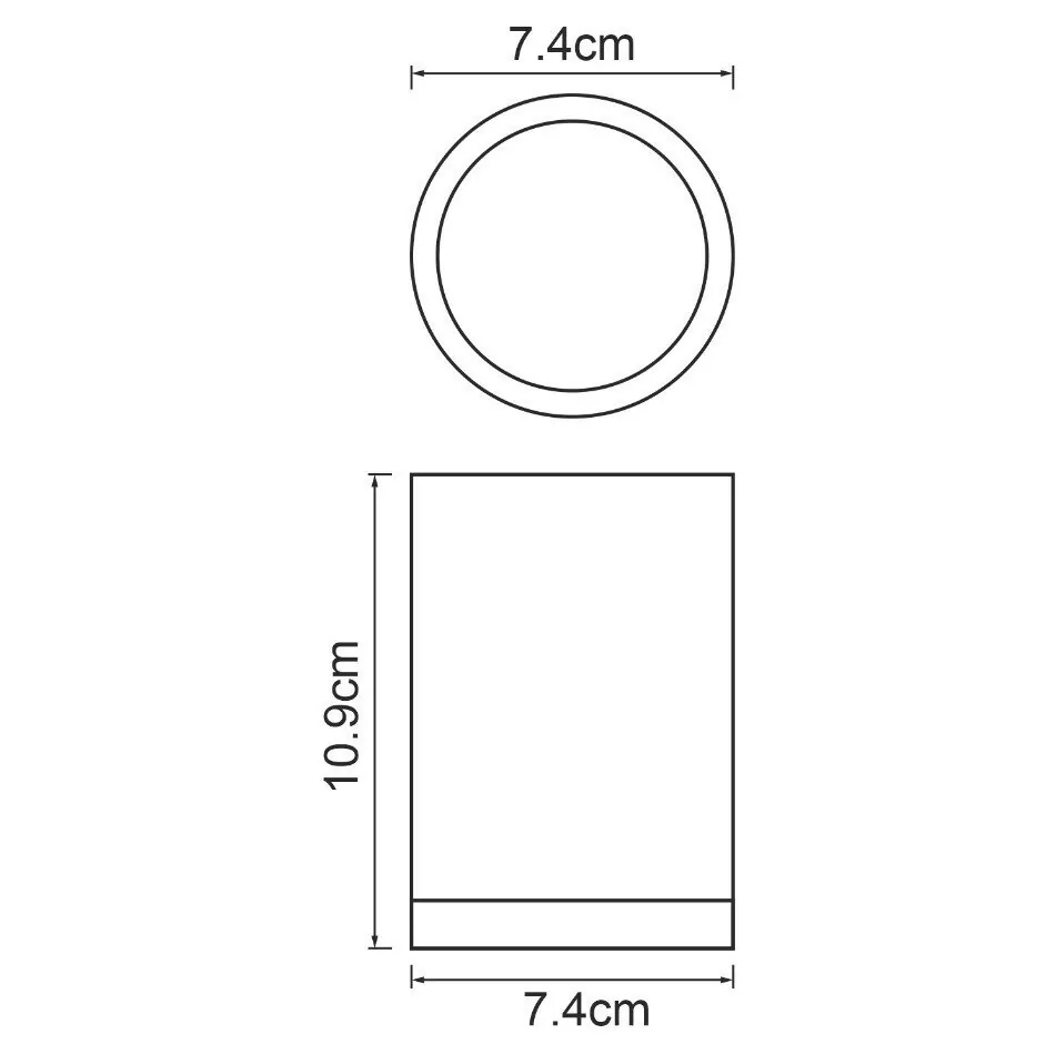 Стакан для щеток WasserKraft Vils K-6128 черный