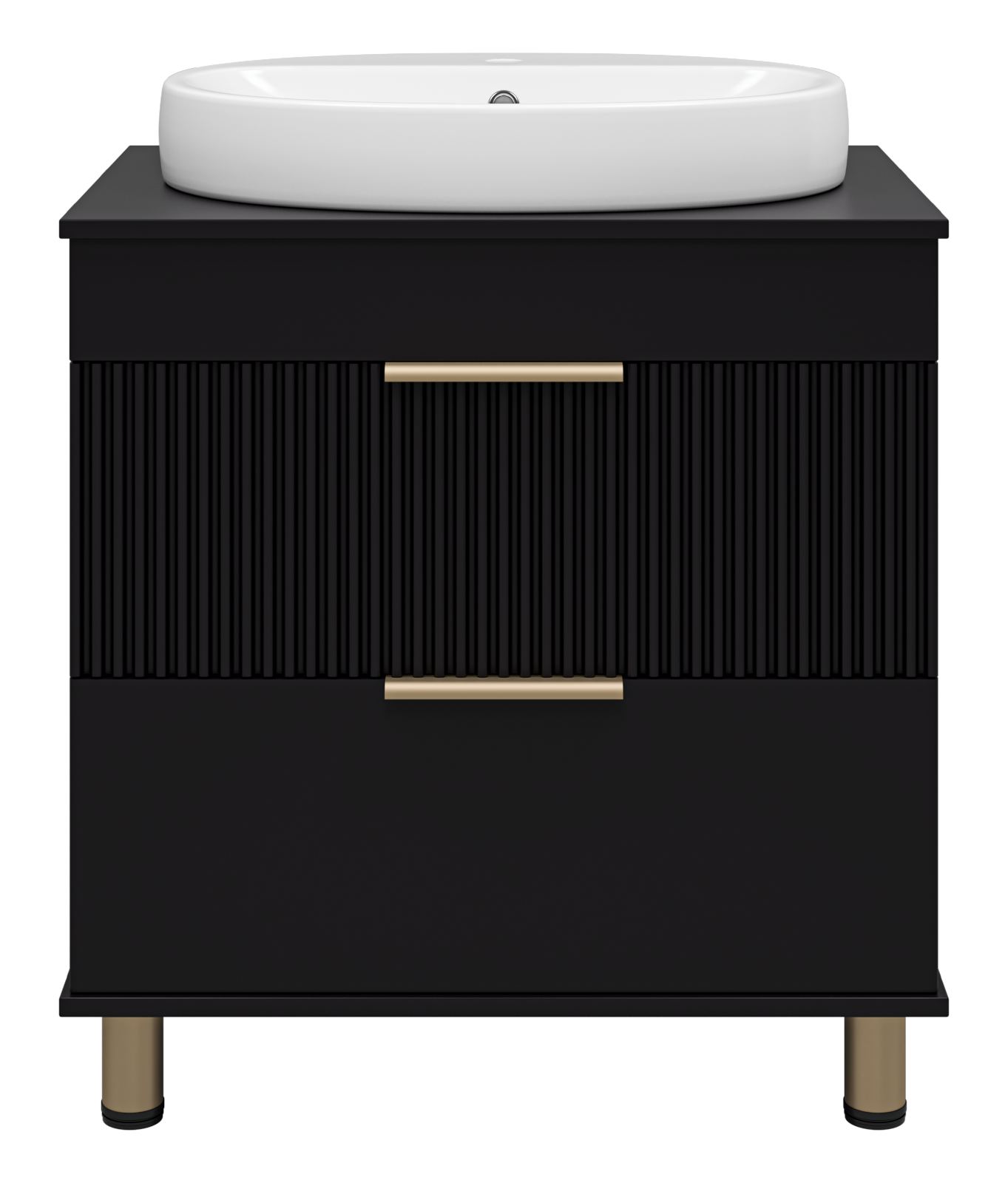 Тумба с раковиной Brevita Enfida 70 черный