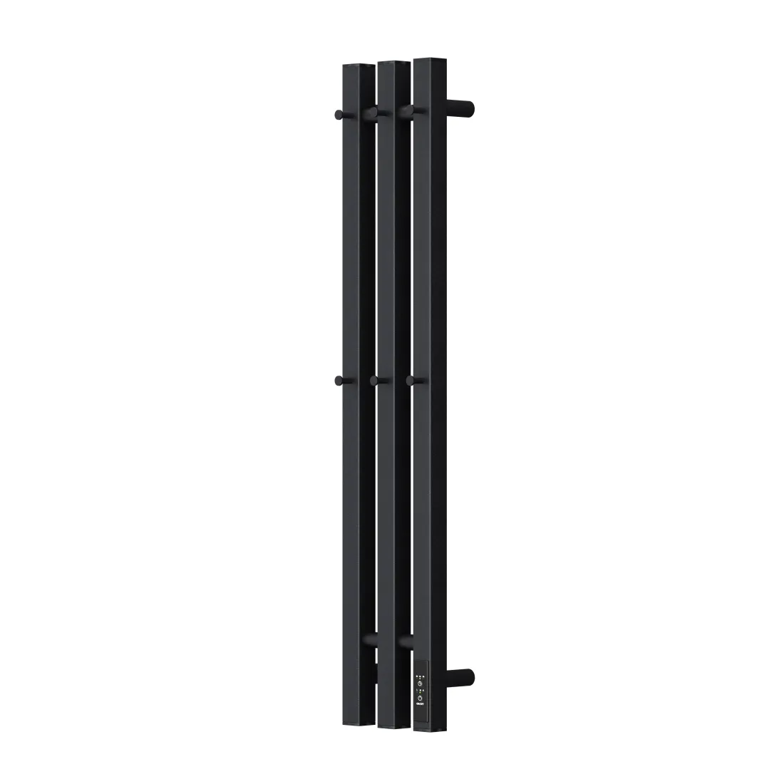Полотенцесушитель электрический APEXTERMO Сириус SR10182BL 800х120 с крючками, черный от магазина Vanna-Vanna.ru!