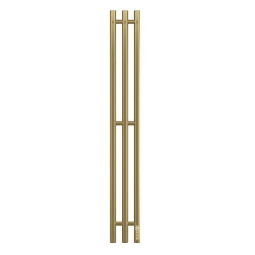 Полотенцесушитель электрический APEXTERMO Luna LN10112GL 1100x120 с крючками, золотой матовый от магазина Vanna-Vanna.ru!