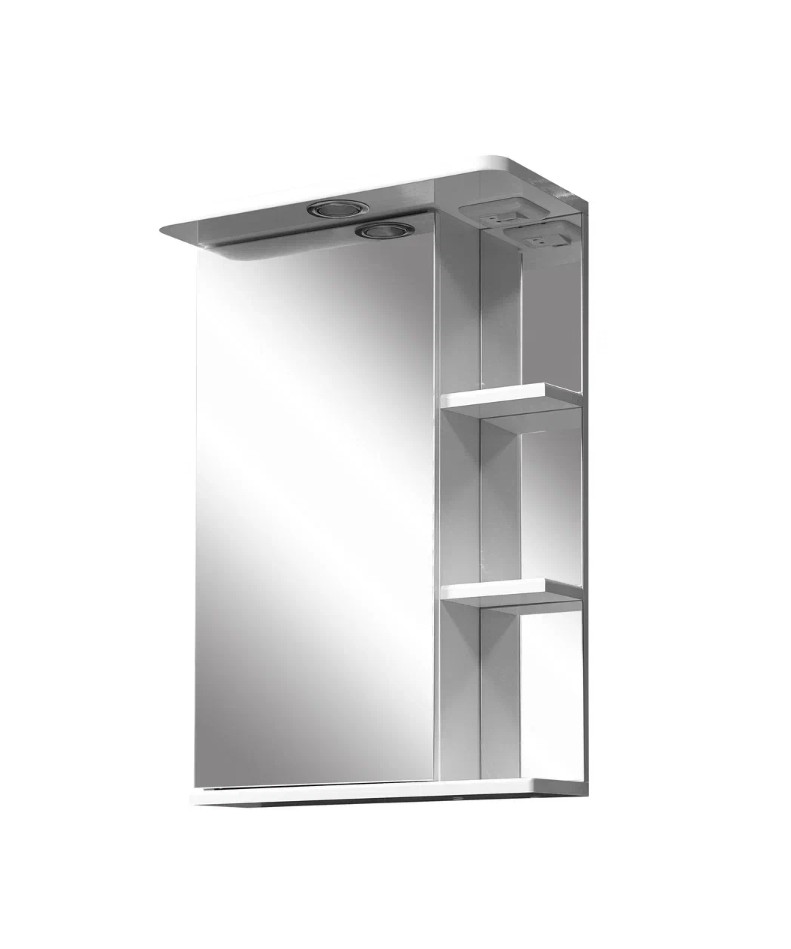 Зеркало-шкаф Stella Polar Нелея 45/С, L, белый