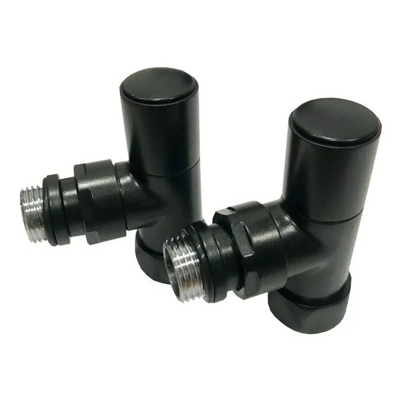 Вентиль запорный угловой Laris г/ш 3/4х1/2 черный матовый ZZ-4701ЧМ 2 шт.