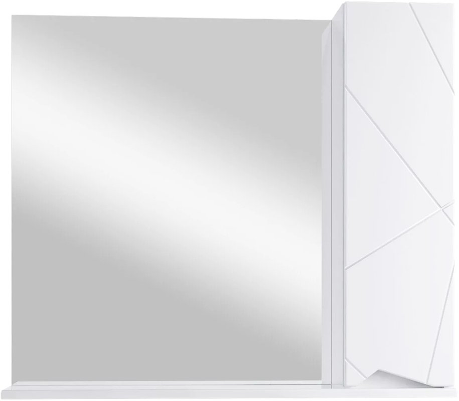 Зеркальный шкаф SanStar Каскад/Линни 60 белый