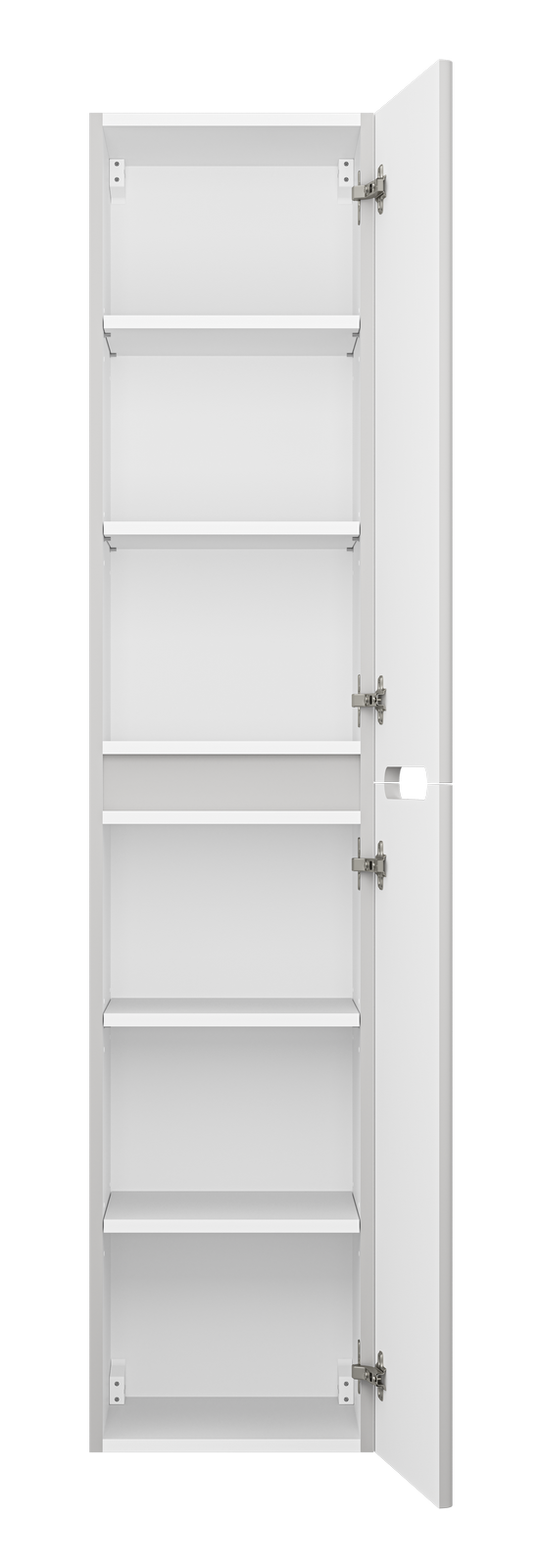 Пенал Brevita Pallisandro 35 подвесной, универсальный L/R, серый