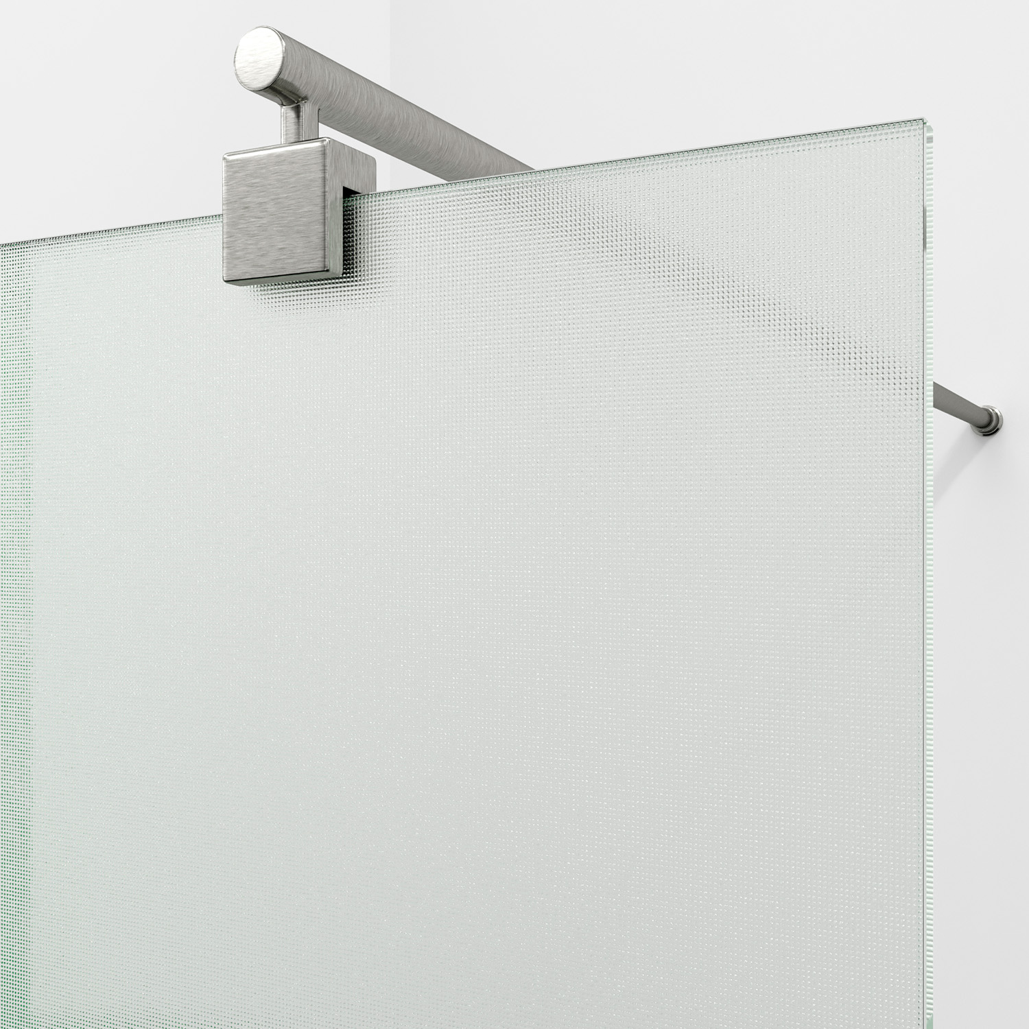 Душевая перегородка Wasserkraft Rur 30W39BN-TXG прозрачное стекло, профиль никель