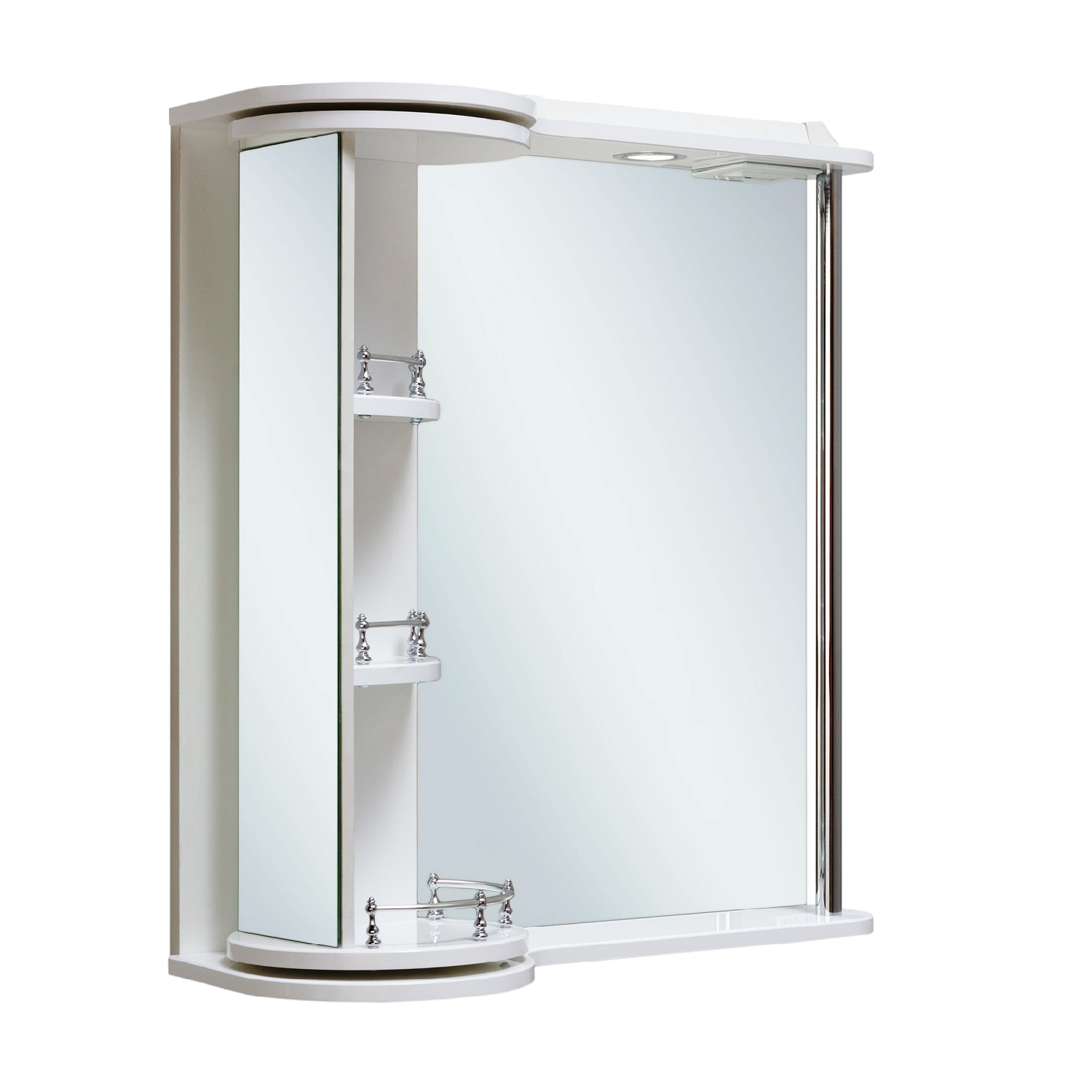 Зеркало-шкаф Runo Секрет 65 белый