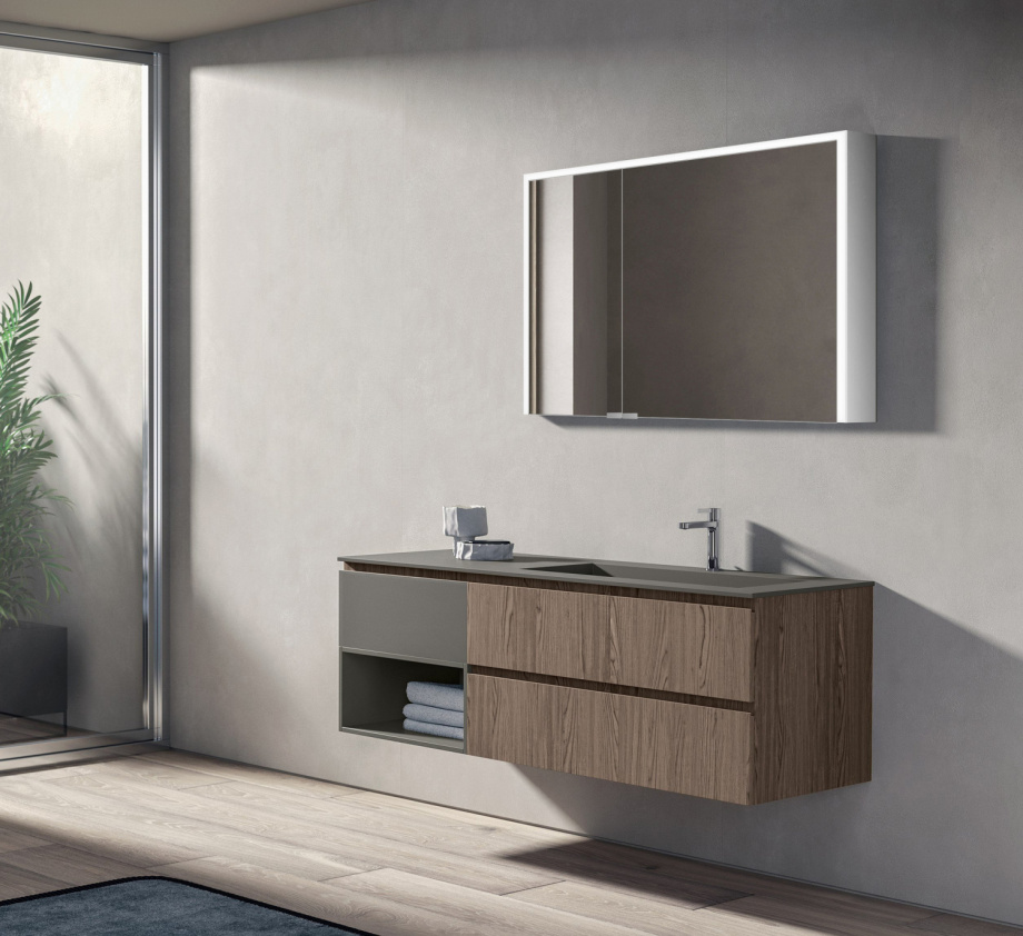 Зеркало-шкаф Esbano ES-5010NS 100x70X14