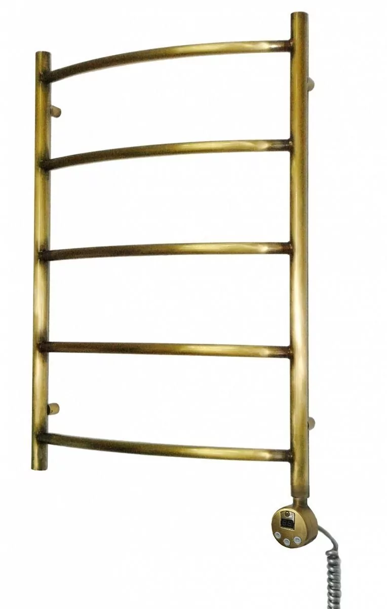 Полотенцесушитель электрический Domoterm Калипсо П5 500х700 АБР ER правый, античная бронза