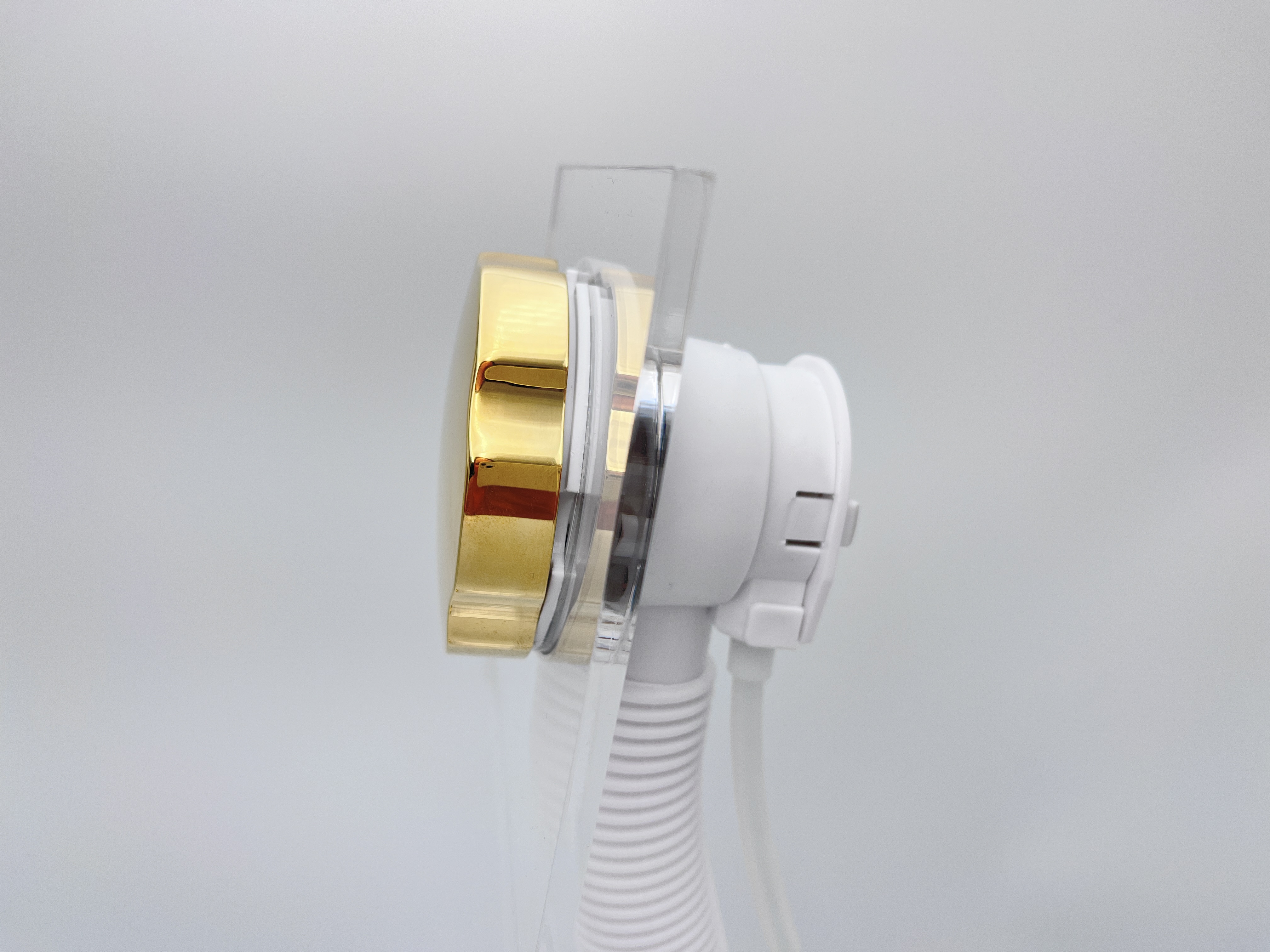 Слив перелив п/автомат Vega V55R 100см золото глянец