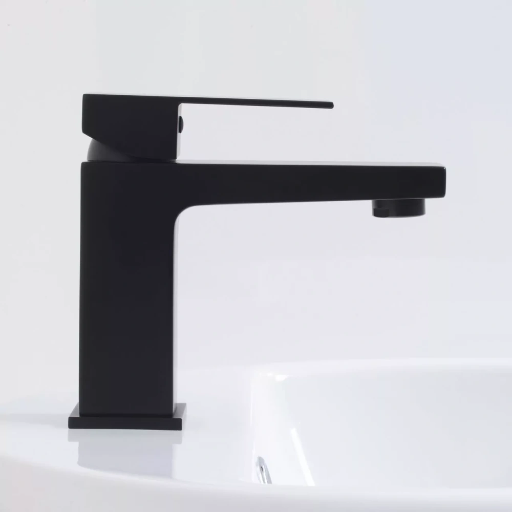 Смеситель для раковины WasserKraft Abens 2003 черный Soft-touch от магазина Vanna-Vanna.ru!