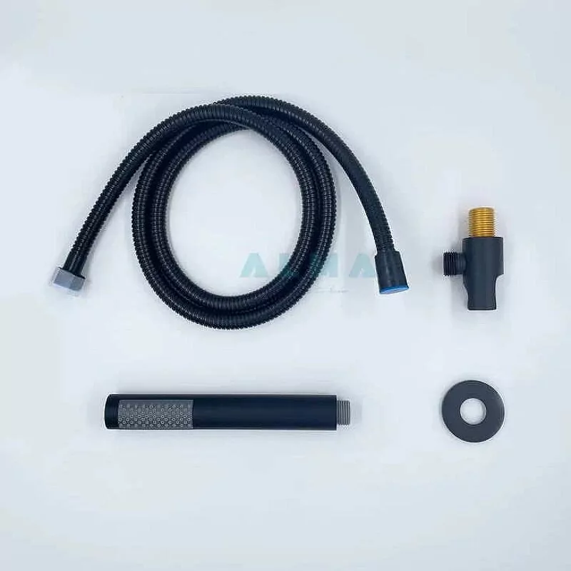 Душевой комплект ALMAes Marita TVZ-8833 черный матовый